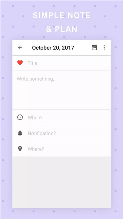 Dreamie Planner screenshot