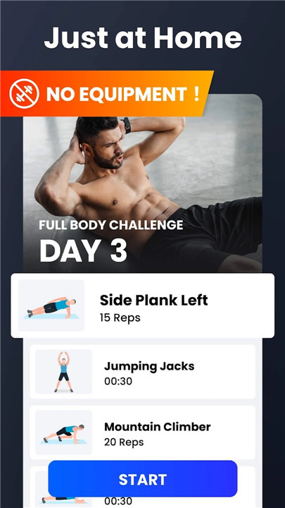 Home Workout - No Equipment screenshot