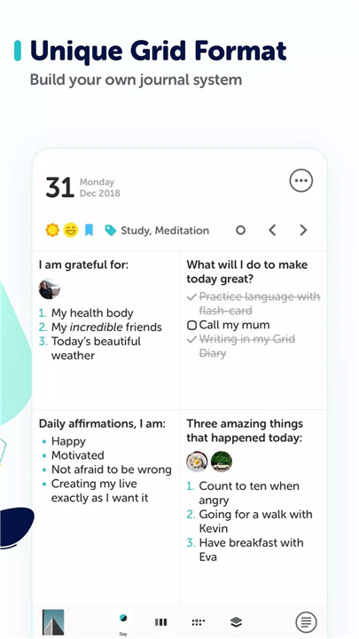 Grid Diary screenshot