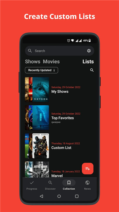 Showly: Track Shows & Movies screenshot