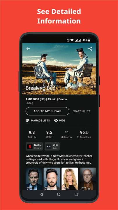 Showly: Track Shows & Movies screenshot