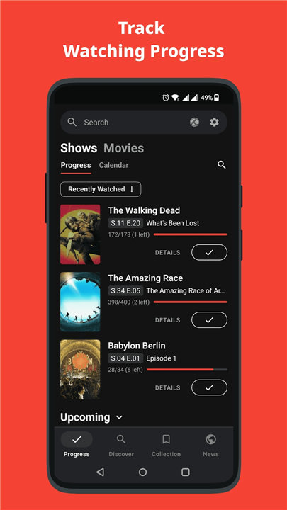 Showly: Track Shows & Movies screenshot