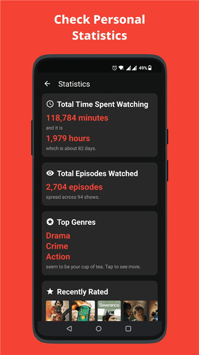 Showly: Track Shows & Movies screenshot