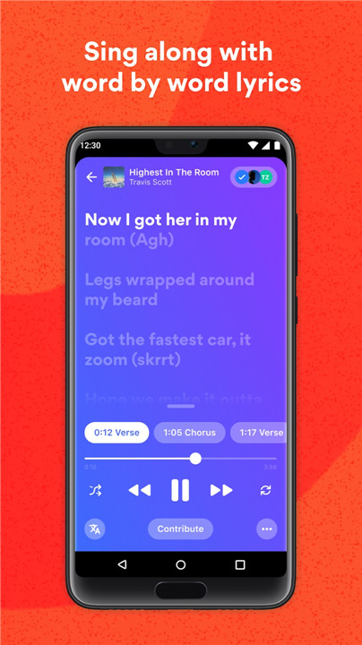 Musixmatch: lyrics finder screenshot