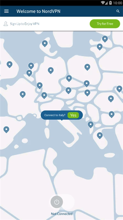 NordVPN screenshot