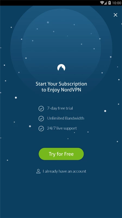 NordVPN screenshot