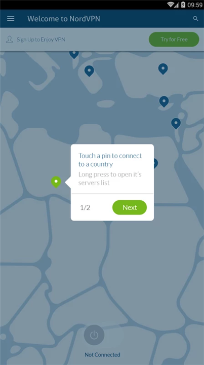 NordVPN screenshot