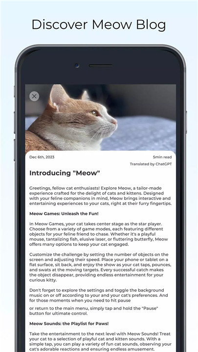 Meow - Cat Toy Games for Cats screenshot