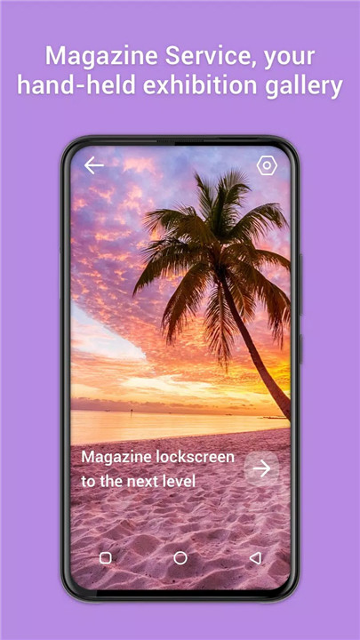 Magazine Lockscreen screenshot