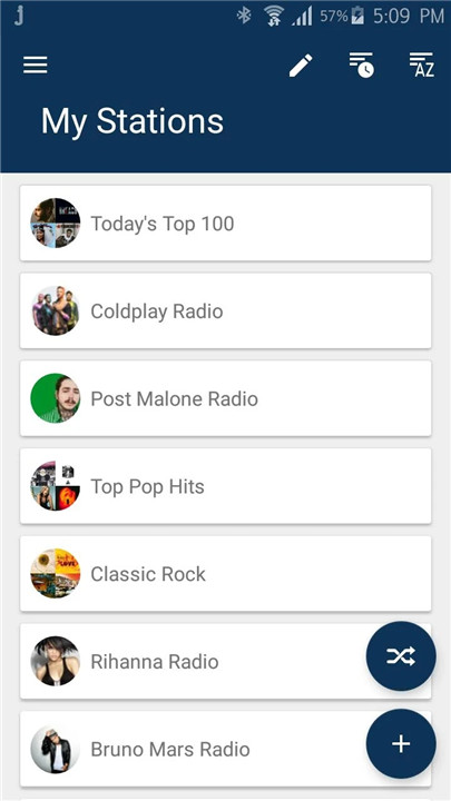 Jango Radio screenshot