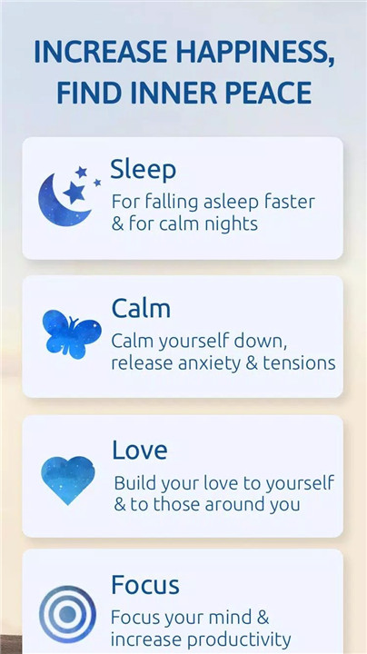 Meditation screenshot