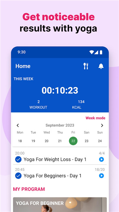 Daily Yoga For Beginners screenshot