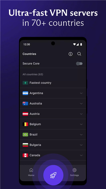 VPN Proton screenshot