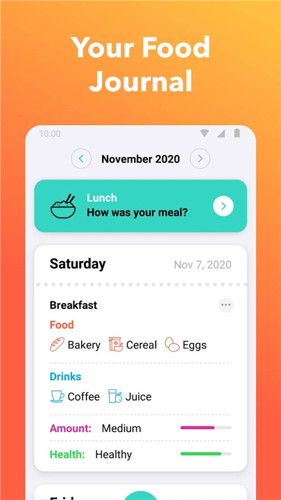 Nutrilio screenshot