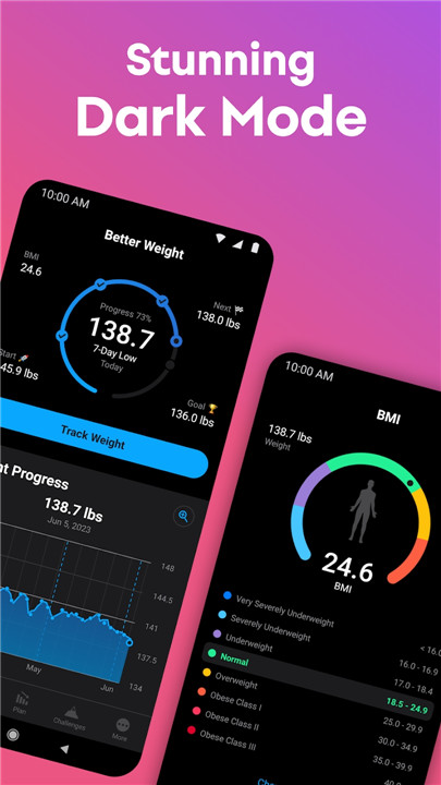 Weight Tracker, BMI Calculator screenshot