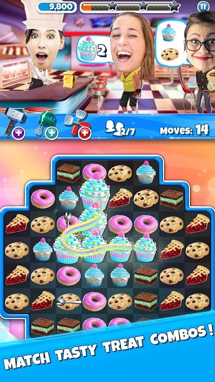 Crazy Kitchen: Match 3 Puzzles screenshot