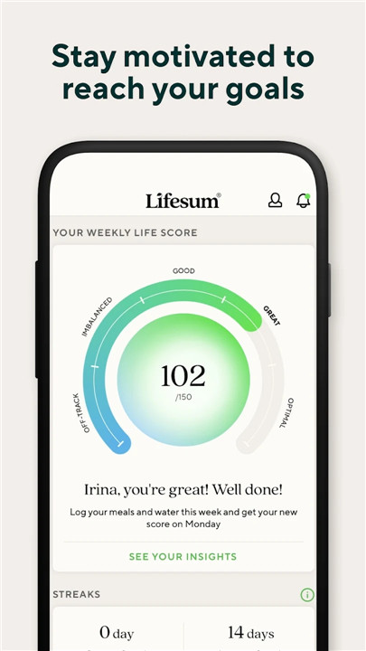 Lifesum screenshot