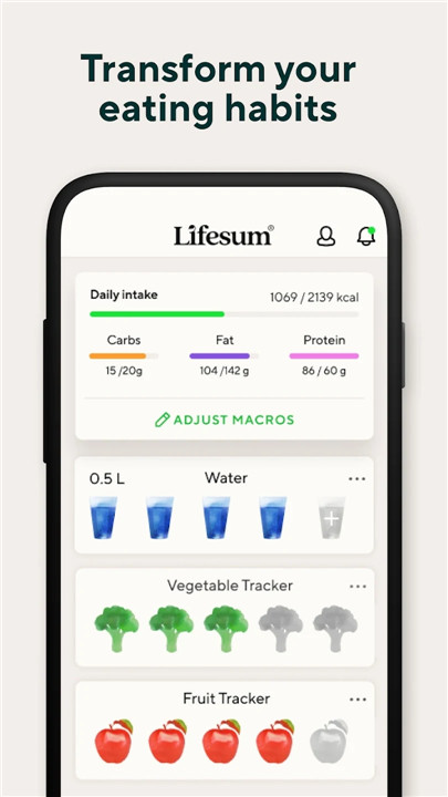 Lifesum screenshot