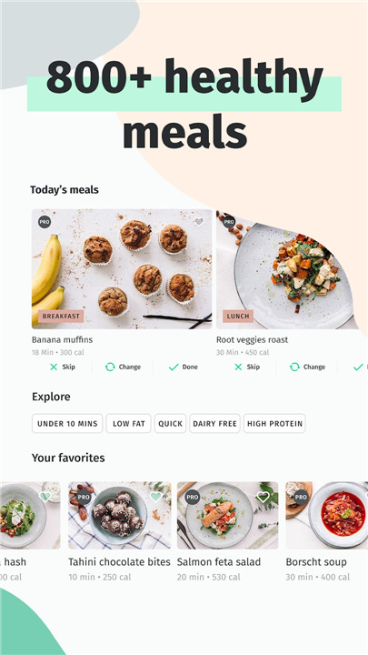 8fit Workouts & Meal Planner screenshot