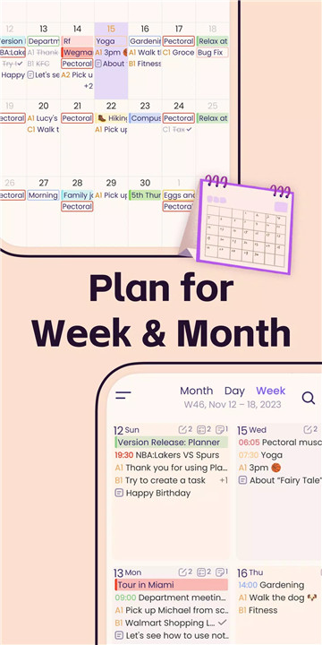 Planner Pro screenshot