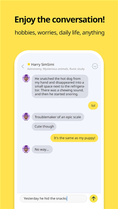 SimSimi screenshot