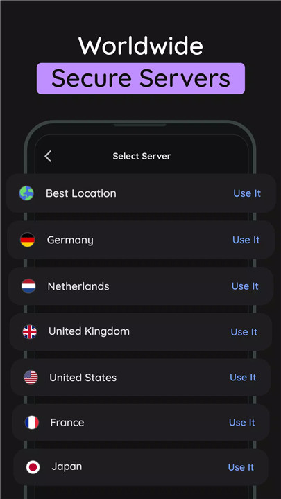 Guardilla VPN screenshot