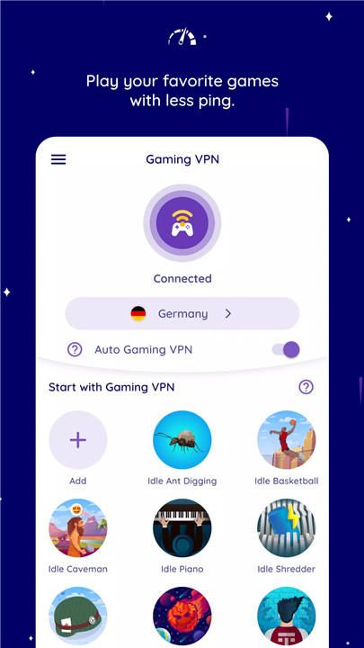 Gaming VPN screenshot