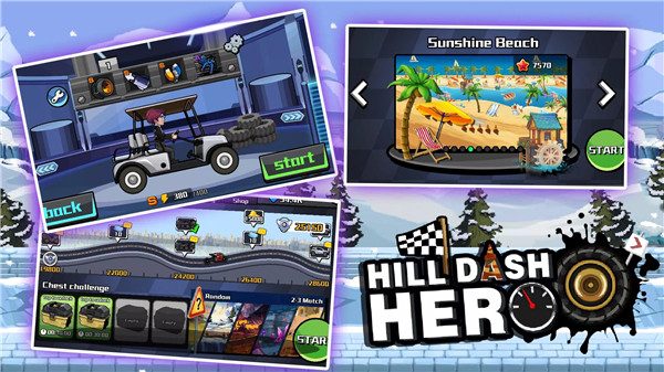 Hill Dash Hero screenshot