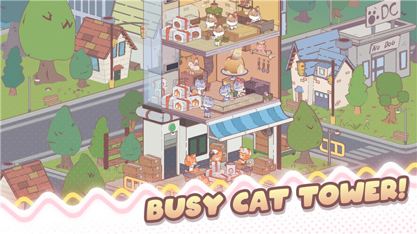 My Cat Tower : Idle Tycoon screenshot