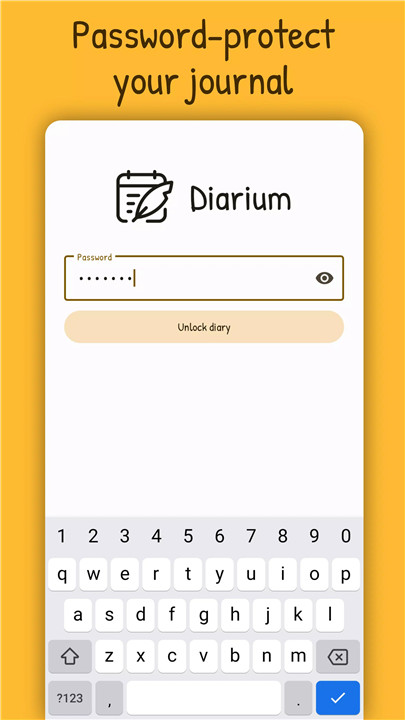 Diarium screenshot