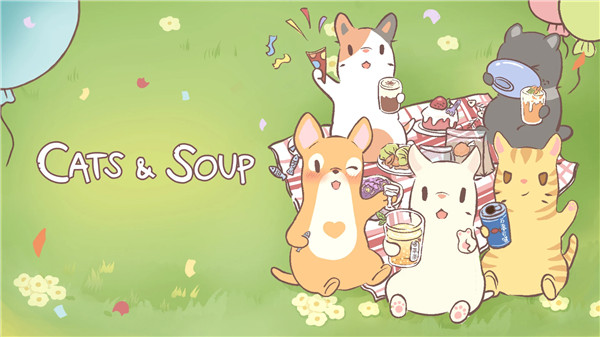 Cats & Soup - Cute Cat Game screenshot