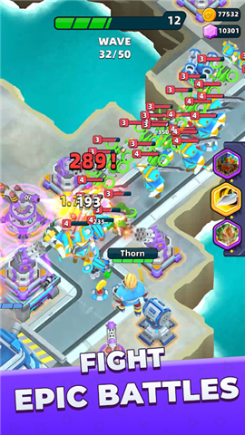 Raid Rush: Tower Defense TD screenshot