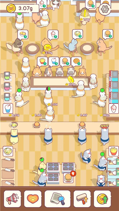 Cat Snack Cafe: Idle Games screenshot