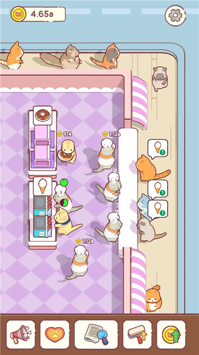 Cat Snack Cafe: Idle Games screenshot