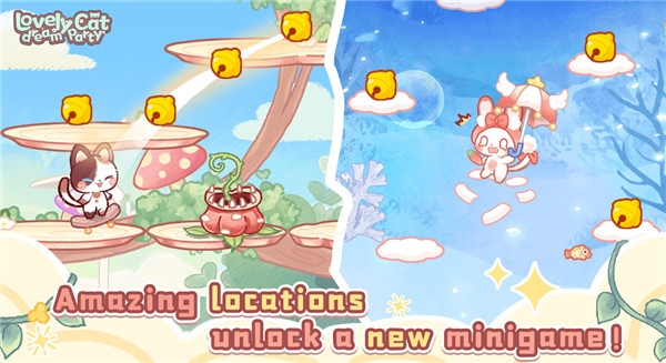 Lovely cat dream party screenshot