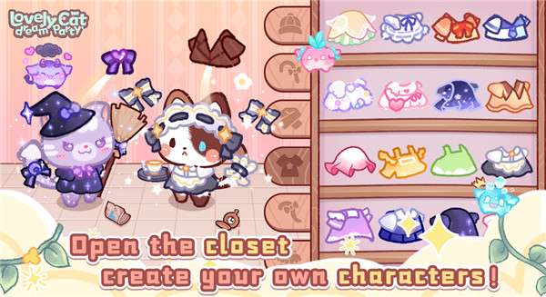 Lovely cat dream party screenshot