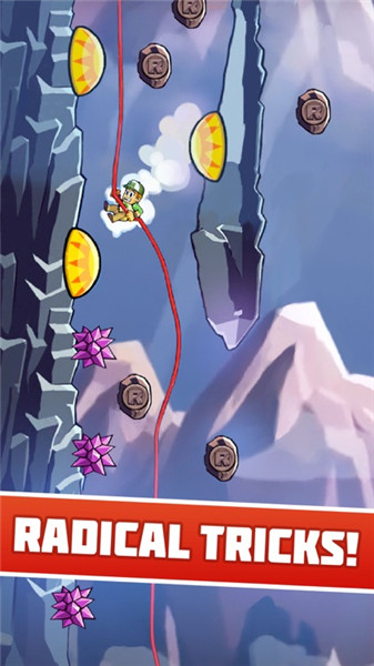 Radical Rappelling screenshot