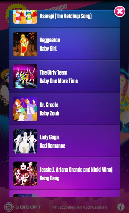 Just Dance Now screenshot