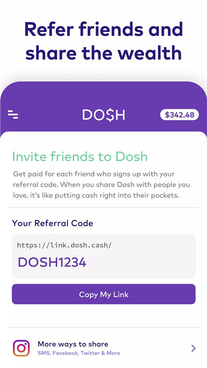 Dosh screenshot