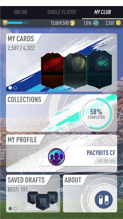 PacyBits Fut 19 screenshot