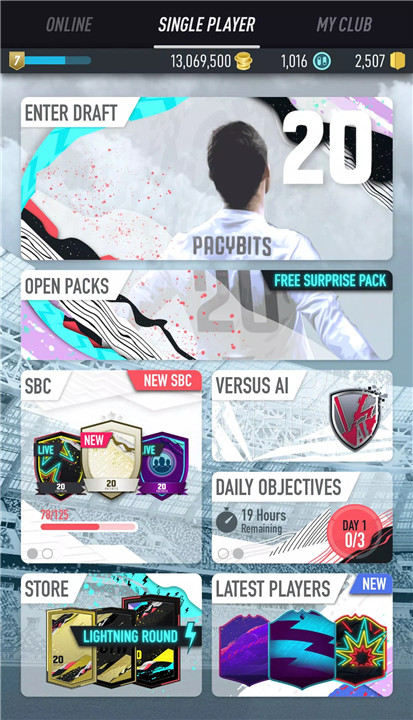 PacyBits Fut 20 screenshot