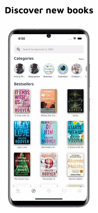 Bookshelf screenshot