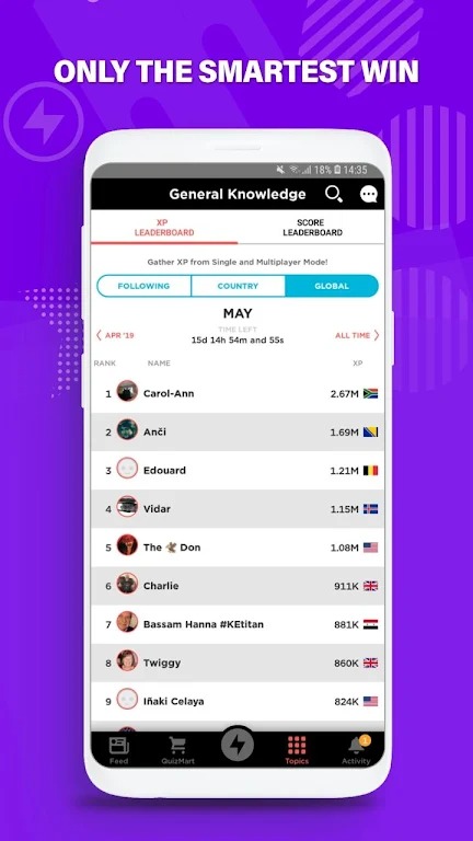 QuizUp screenshot