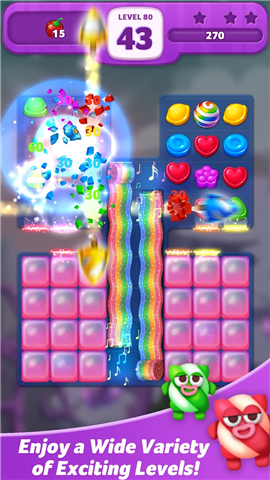 Lollipop: Sweet Taste Match 3 screenshot