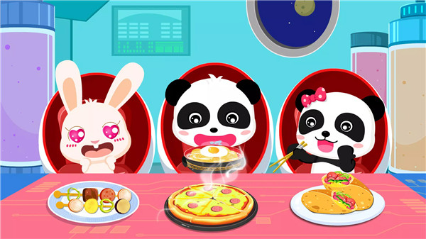 Little Panda Space Kitchen screenshot