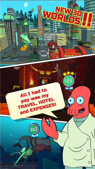 Futurama: Game of Drones screenshot