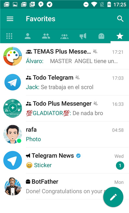 Plus Messenger screenshot