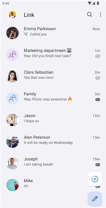 Link Messenger screenshot