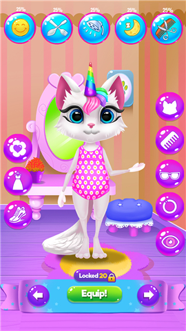 Kitty Kate Unicorn Daily Care screenshot