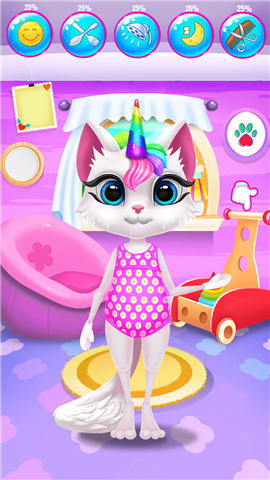 Kitty Kate Unicorn Daily Care screenshot